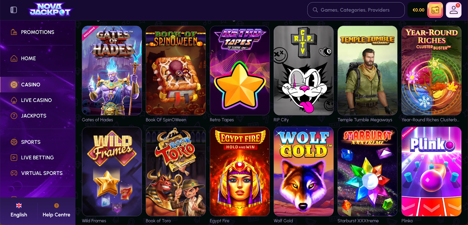 Casino NovaJackpot - Juin 2025